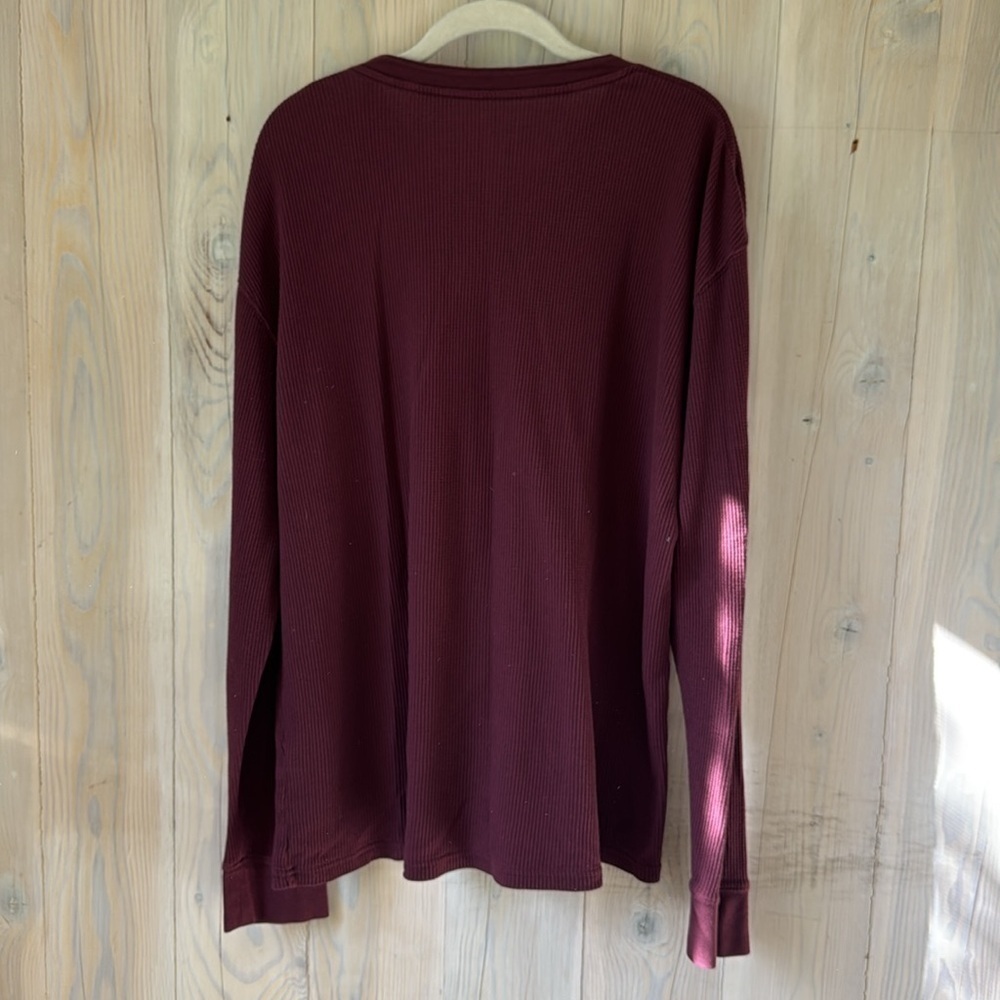 PacSun Men’s lightweight waffle knit shirt size L - Picture 2 of 4